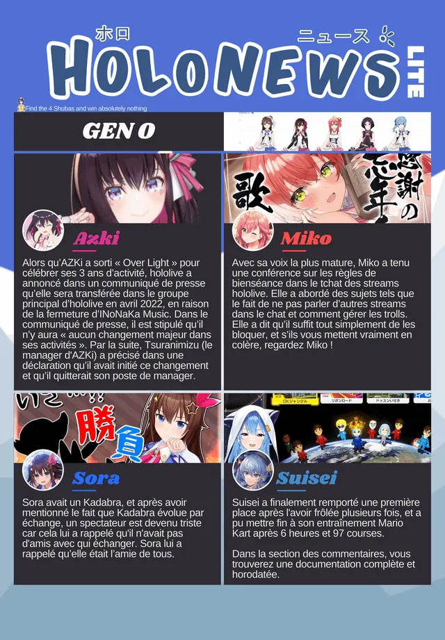 Couverture de HoloNews FR ver. LITE 27.12 - 02.01